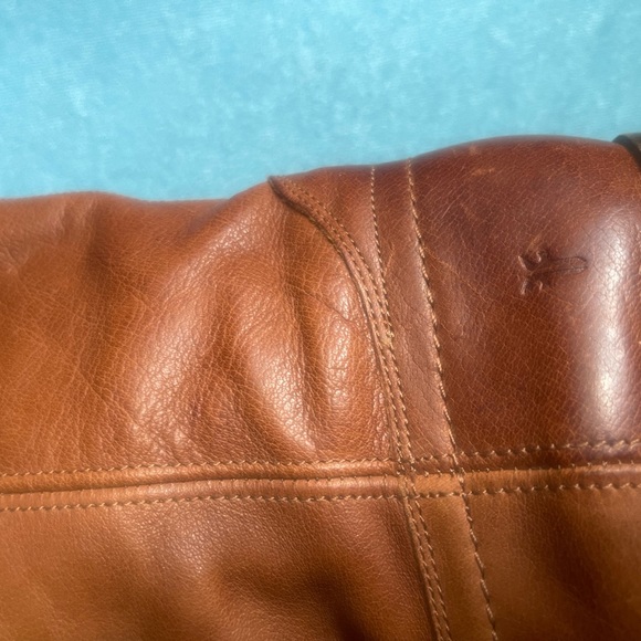 Frye Melissa  leather riding boots, cognac, size 8 - Picture 8 of 13